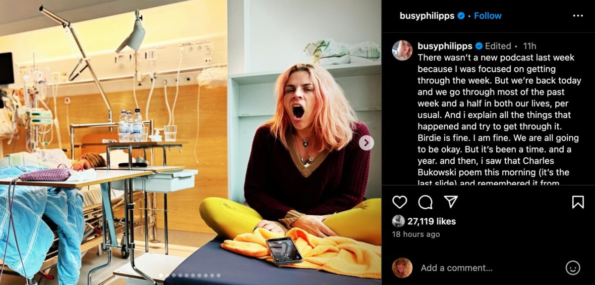 Busy Philipps Details Scary Moment Her Daughter Experienced a Medical Emergency Halfway Around the World | Busy Philipps is opening up about the scary week she had as a parent. On her podcast, Philipps revealed she was on the other side of the world when her daughter experienced a medical emergency.